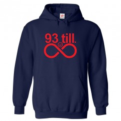 93 till Infinity Classic Unisex Kids and Adults Birthday Pullover Hoodie for Music Fans